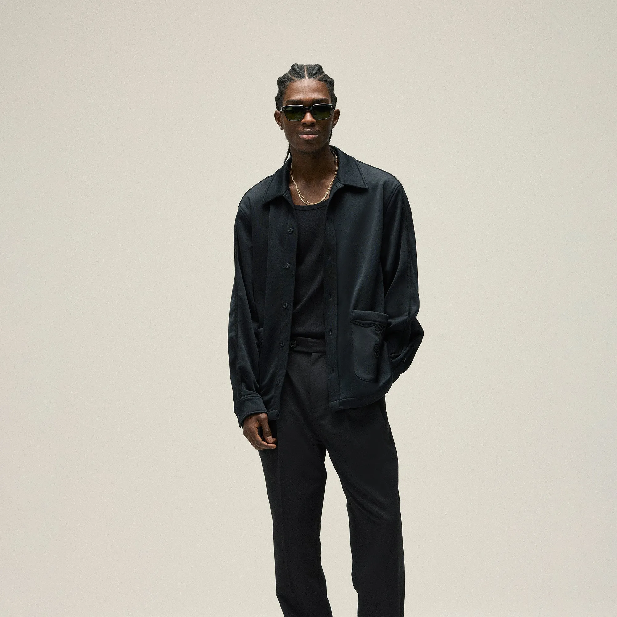 &Kin Kylan Pleater Trouser - Black sold by Kith product image thumbnail 2