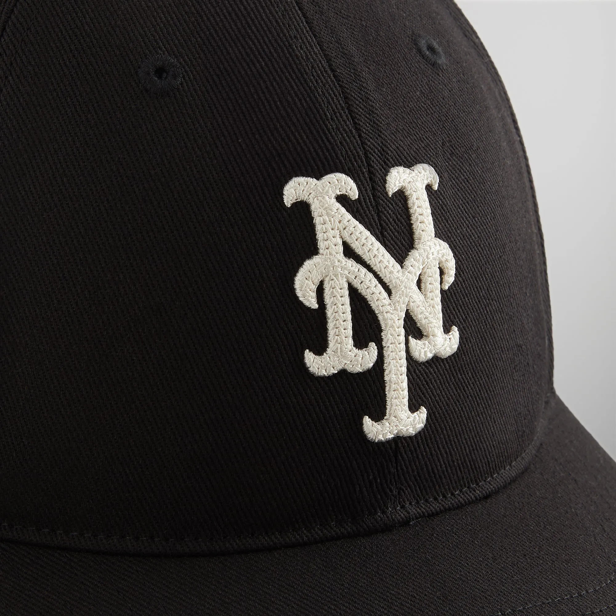Kith & '47 for the New York Mets Heavy Twill Franchise LS Cap - Black sold by Kith product image thumbnail 4