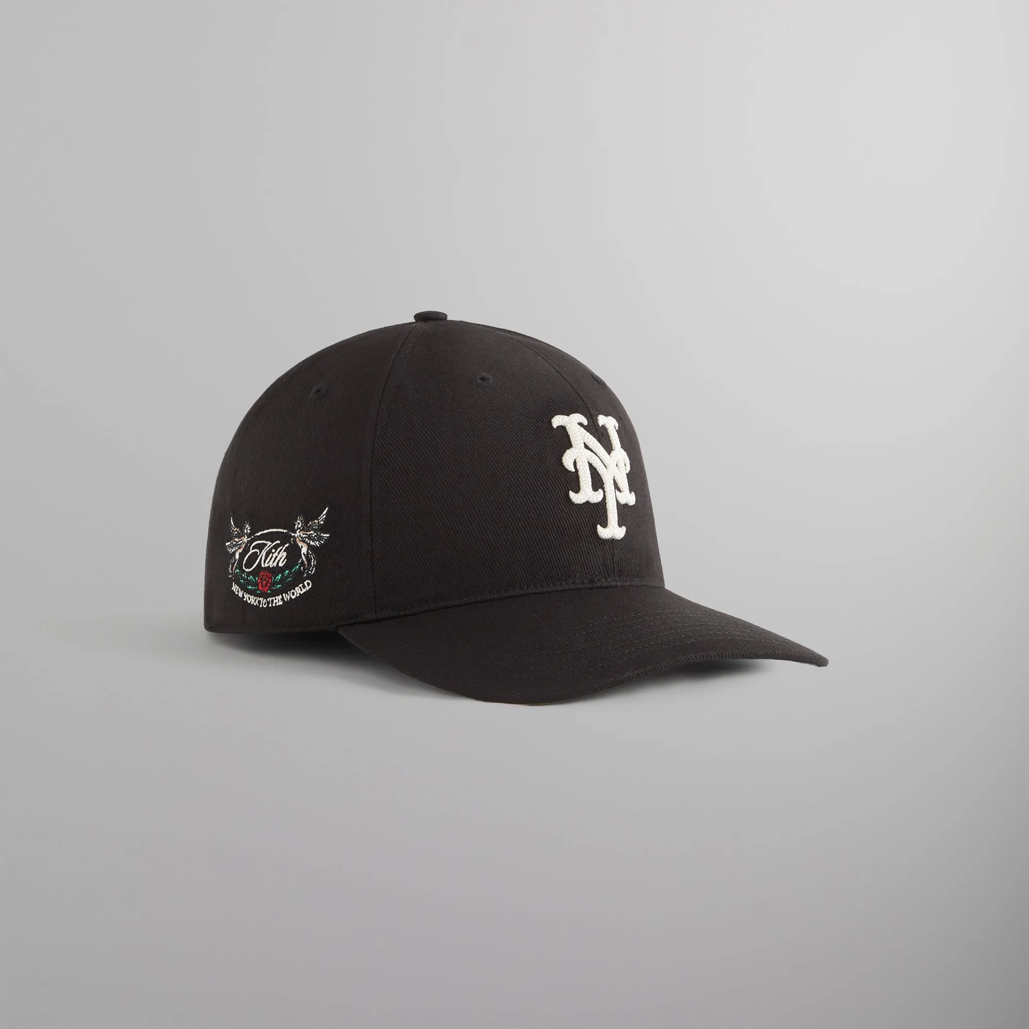 Kith & '47 for the New York Mets Heavy Twill Franchise LS Cap - Black sold by Kith product image thumbnail 3