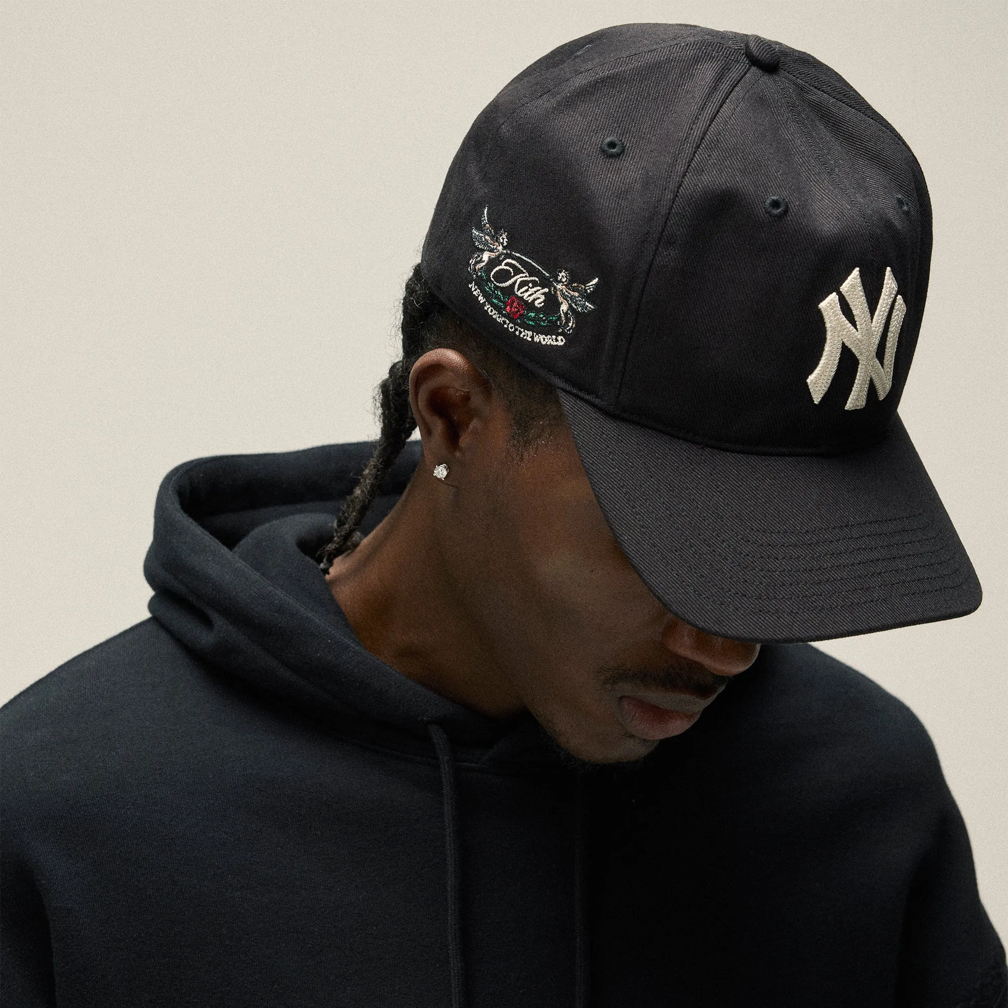 Kith & '47 for the New York Yankees Heavy Twill Franchise LS Cap - Nocturnal sold by Kith product image thumbnail 2