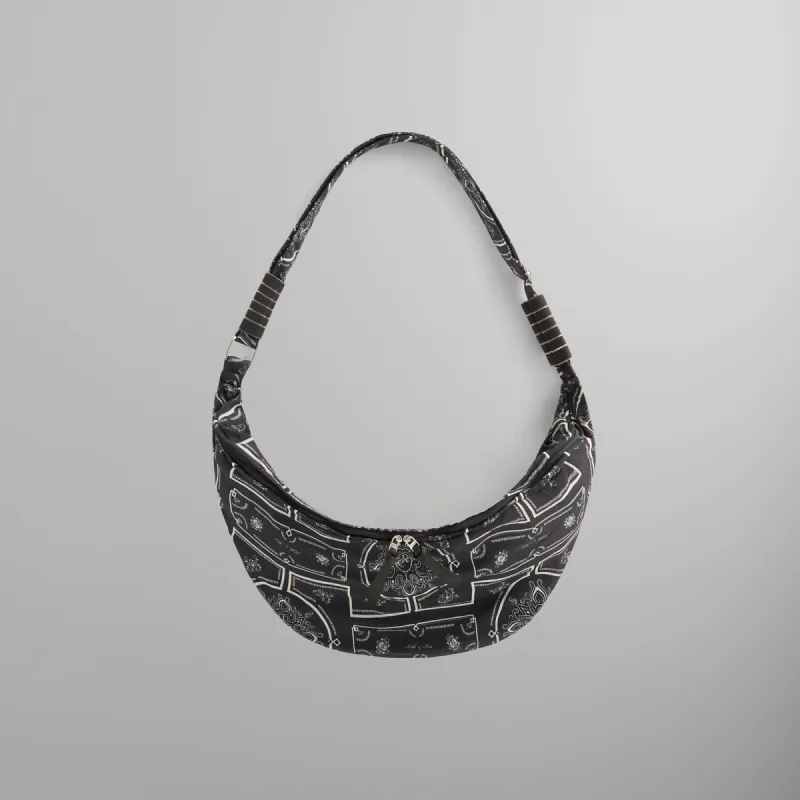 Kith Paisley Hobo Crossbody - Black sold by Kith