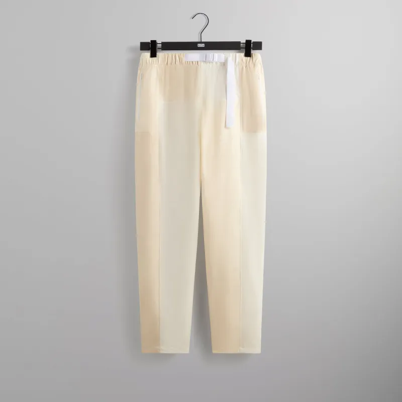 Kith Color-Blocked Belted Callum Pant - Whisper sold by Kith