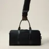 Kith Monogram Nylon Jacquard Duffle Bag - Black sold by Kith