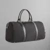 Kith Monogram Nylon Jacquard Duffle Bag - Black sold by Kith