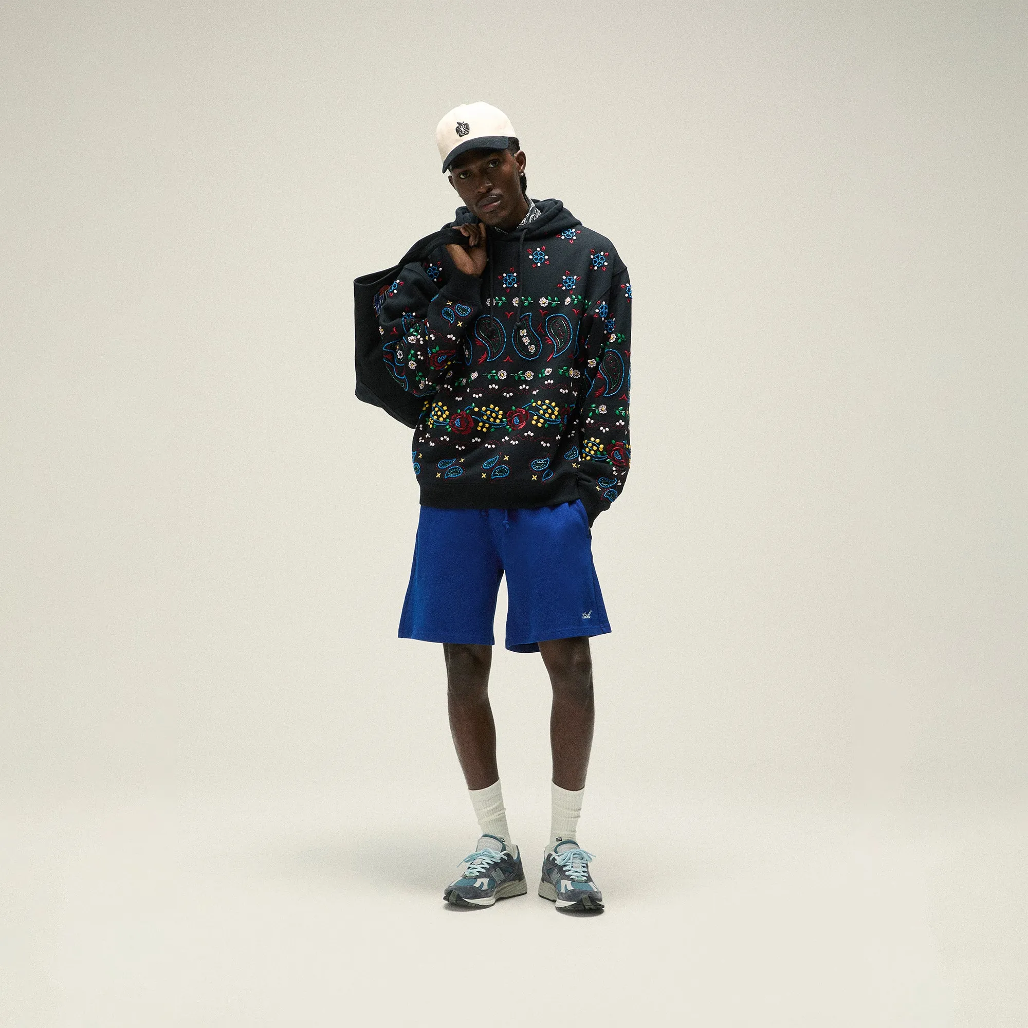 Kith for the New York Knicks All Over Embroidered Canvas Tote - Black sold by Kith product image thumbnail 3