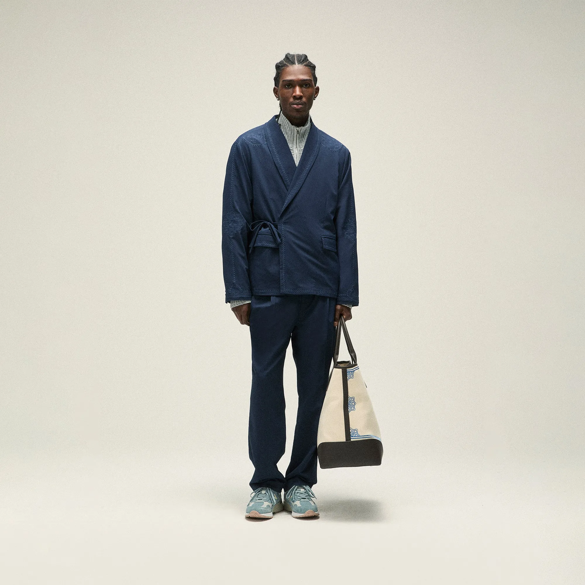 &Kin Kylan Pleater Trouser - Nocturnal sold by Kith product image thumbnail 3