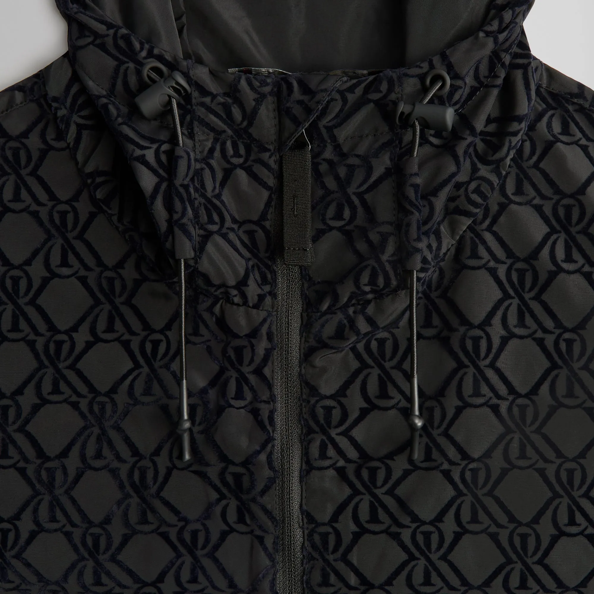 Kith Flocked Crest Damien Windbreaker - Black sold by Kith product image thumbnail 4
