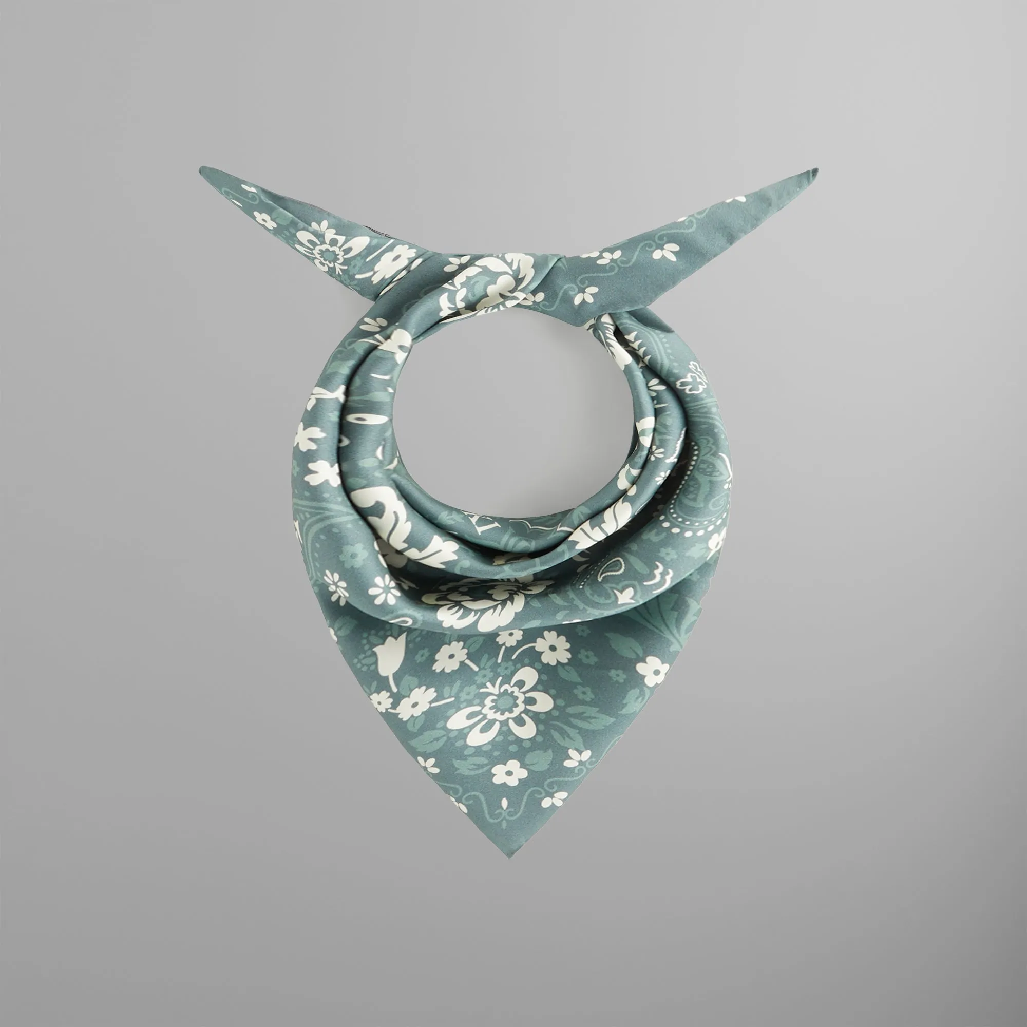 Kith Paisley Printed Silk Bandana - Court sold by Kith