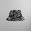 Kith Flocked Nylon Dawson Bucket Hat - Black sold by Kith