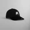 Kith Crochet K Aaron Classic Cap With Suede Brim - Black sold by Kith