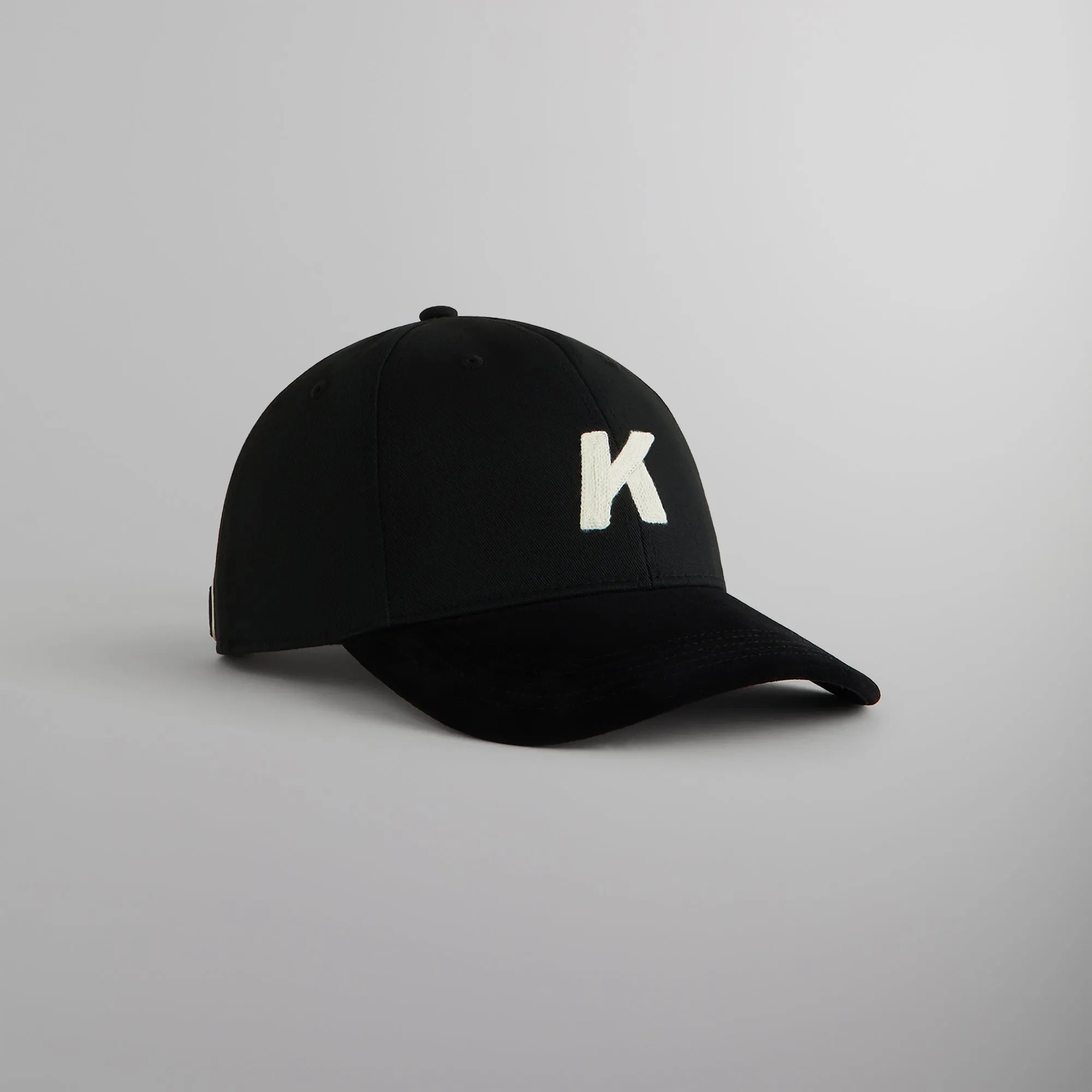 Kith Crochet K Aaron Classic Cap With Suede Brim - Black sold by Kith product image thumbnail 3