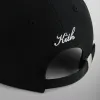 Kith Crochet K Aaron Classic Cap With Suede Brim - Black sold by Kith