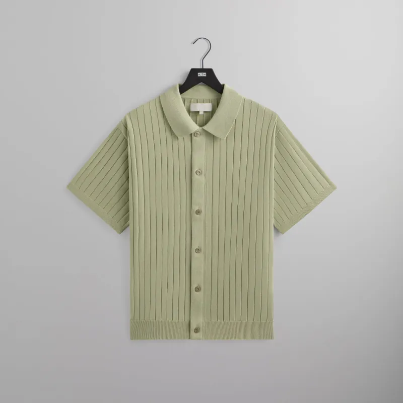 Kith Rhys Knit Stripe Buttondown - Region sold by Kith