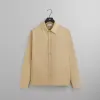 Kith Silk Cotton Long Sleeve Boxy Collar Overshirt - Arete sold by Kith