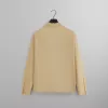 Kith Silk Cotton Long Sleeve Boxy Collar Overshirt - Arete sold by Kith
