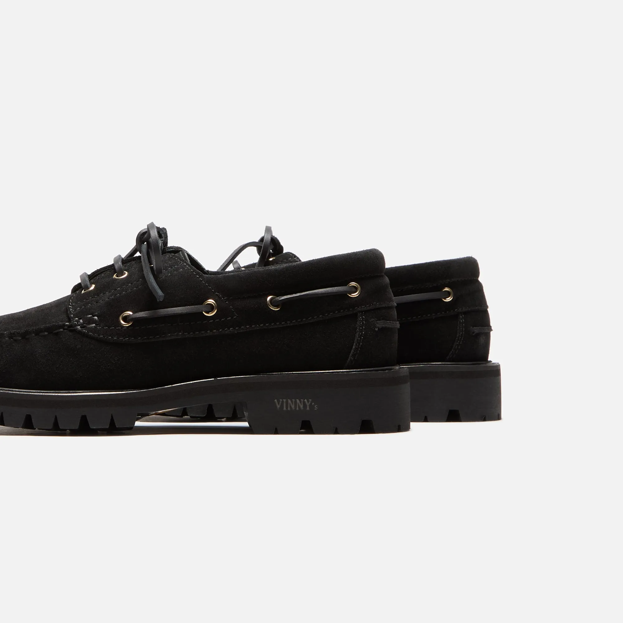 VINNY's Aztec Boat Shoe - Black Suede sold by Kith product image thumbnail 3