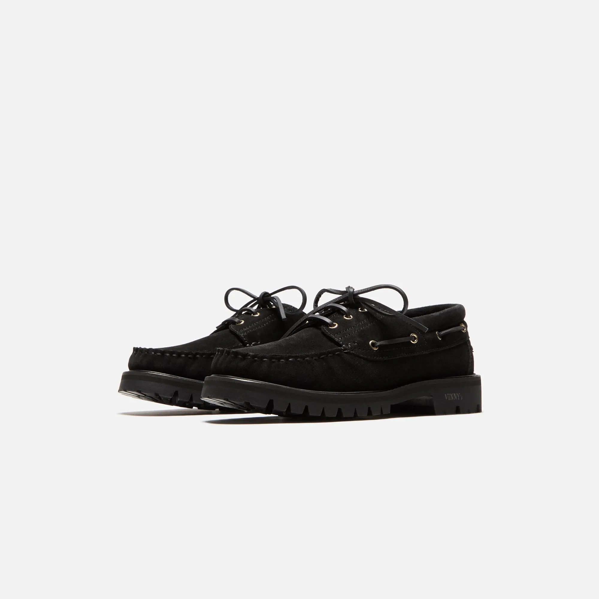 VINNY's Aztec Boat Shoe - Black Suede sold by Kith product image thumbnail 2