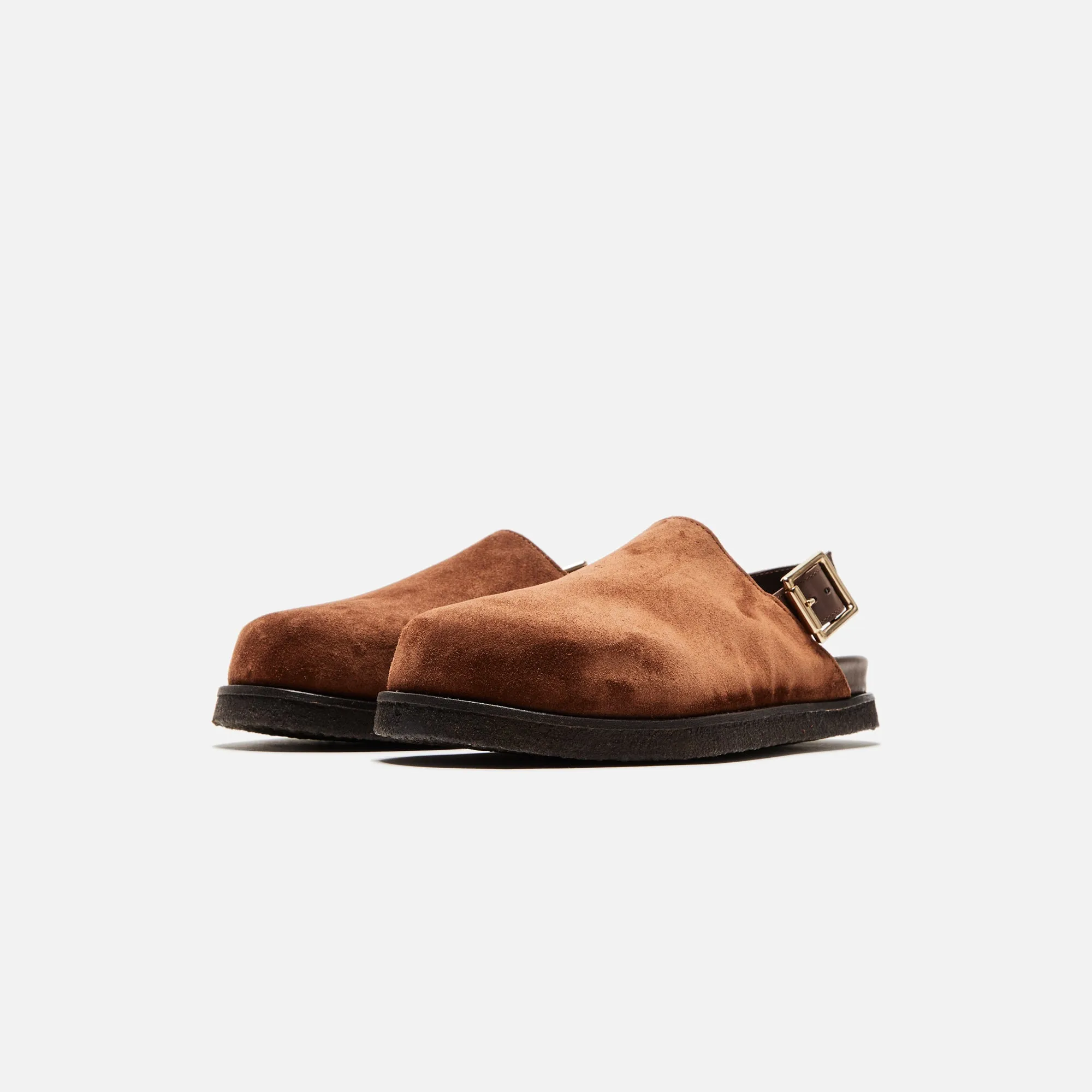 VINNY's Strapped Mule Suede - Dark Brown sold by Kith product image thumbnail 2