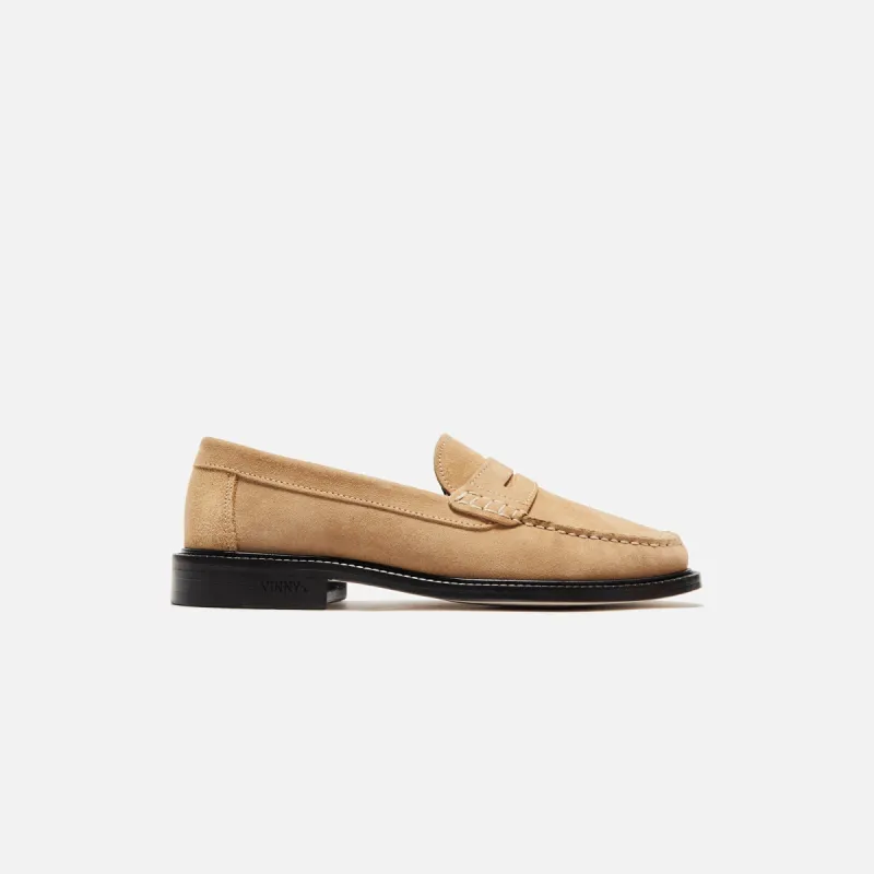 VINNY's Yardee Mocassin Loafer - Sand Suede sold by Kith