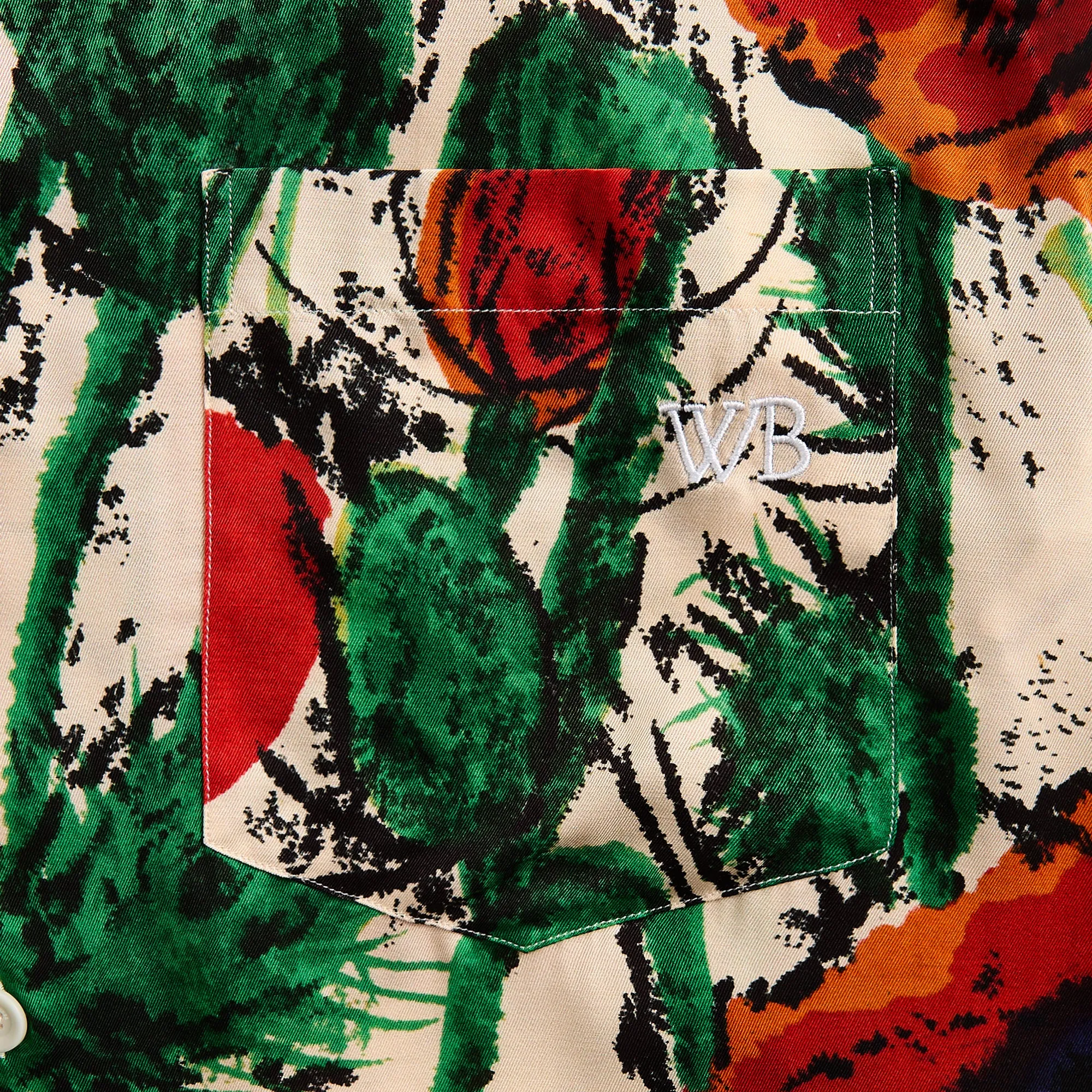 Wales Bonner Highlife Bowling Shirt - Poppy Red sold by Kith product image thumbnail 3