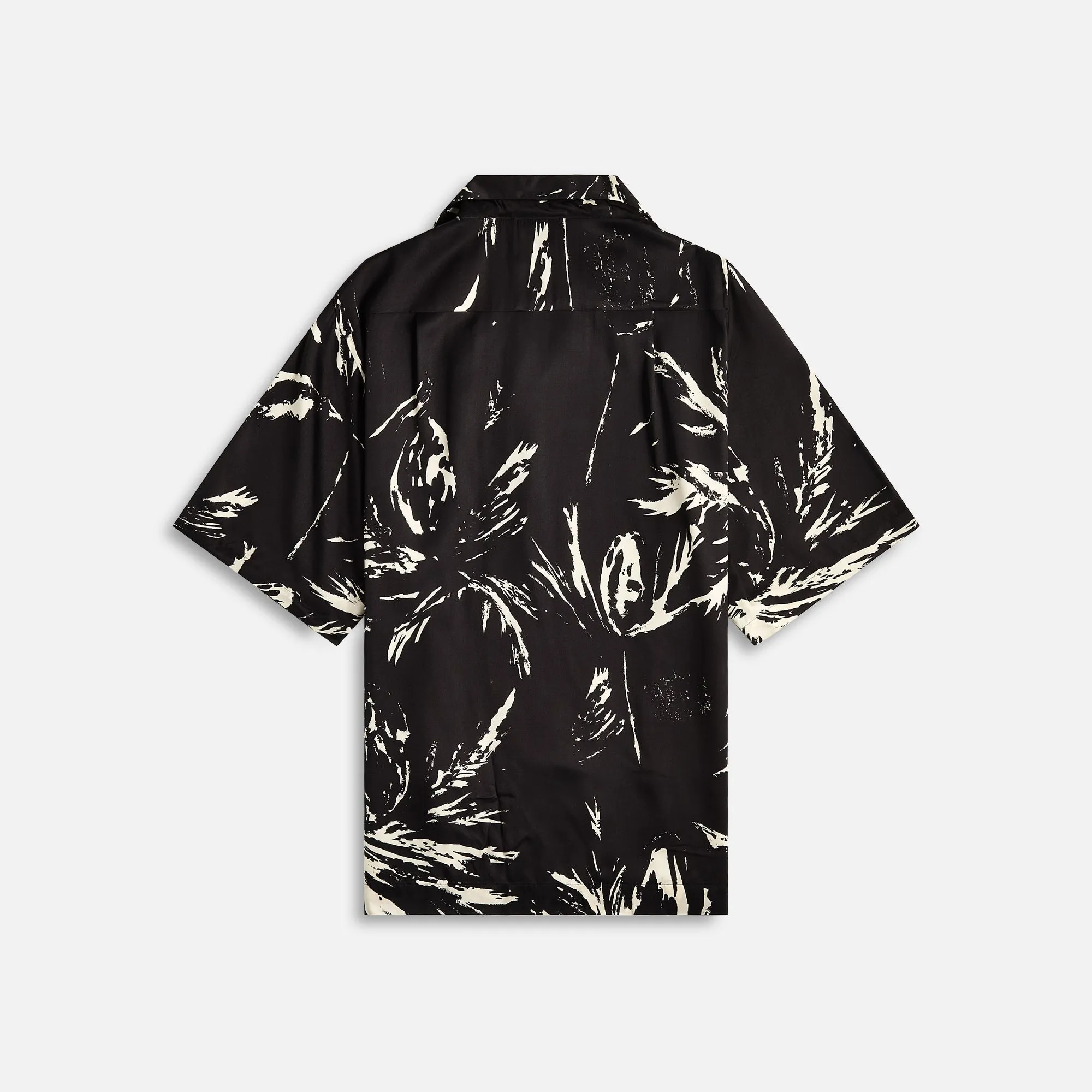 Wales Bonner Highlife Bowling Shirt - Mcnish Black / White sold by Kith product image thumbnail 3