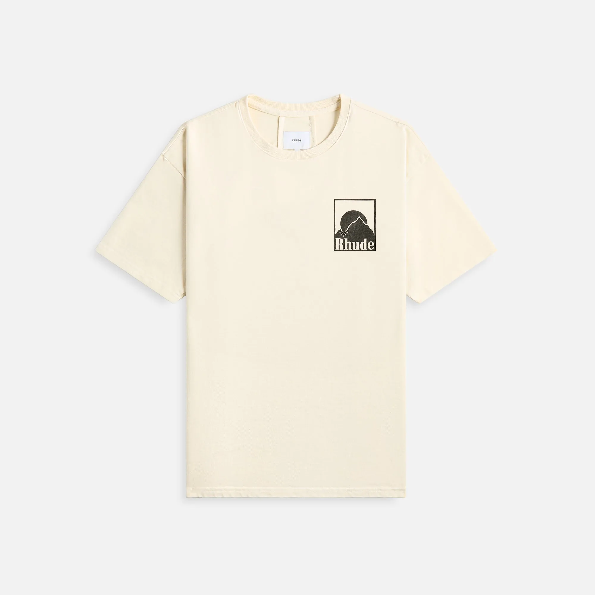 Rhude Moonlight Badge Tee - Vintage White sold by Kith