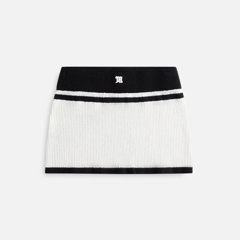 MISBHV Fluffy Cannes Mini Skirt - White sold by Kith
