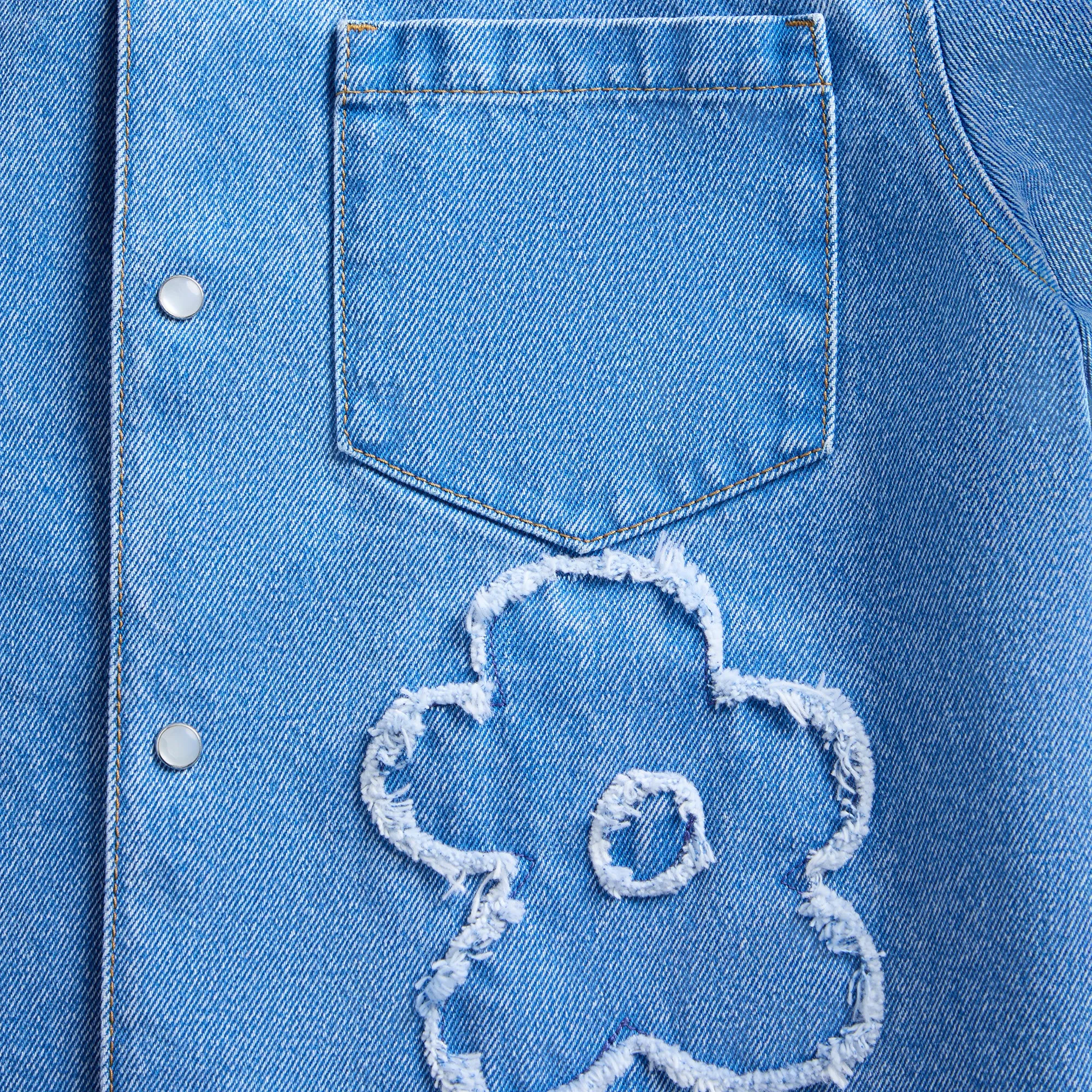 Marni Patched Denim Shirt - Cobalt sold by Kith product image thumbnail 3