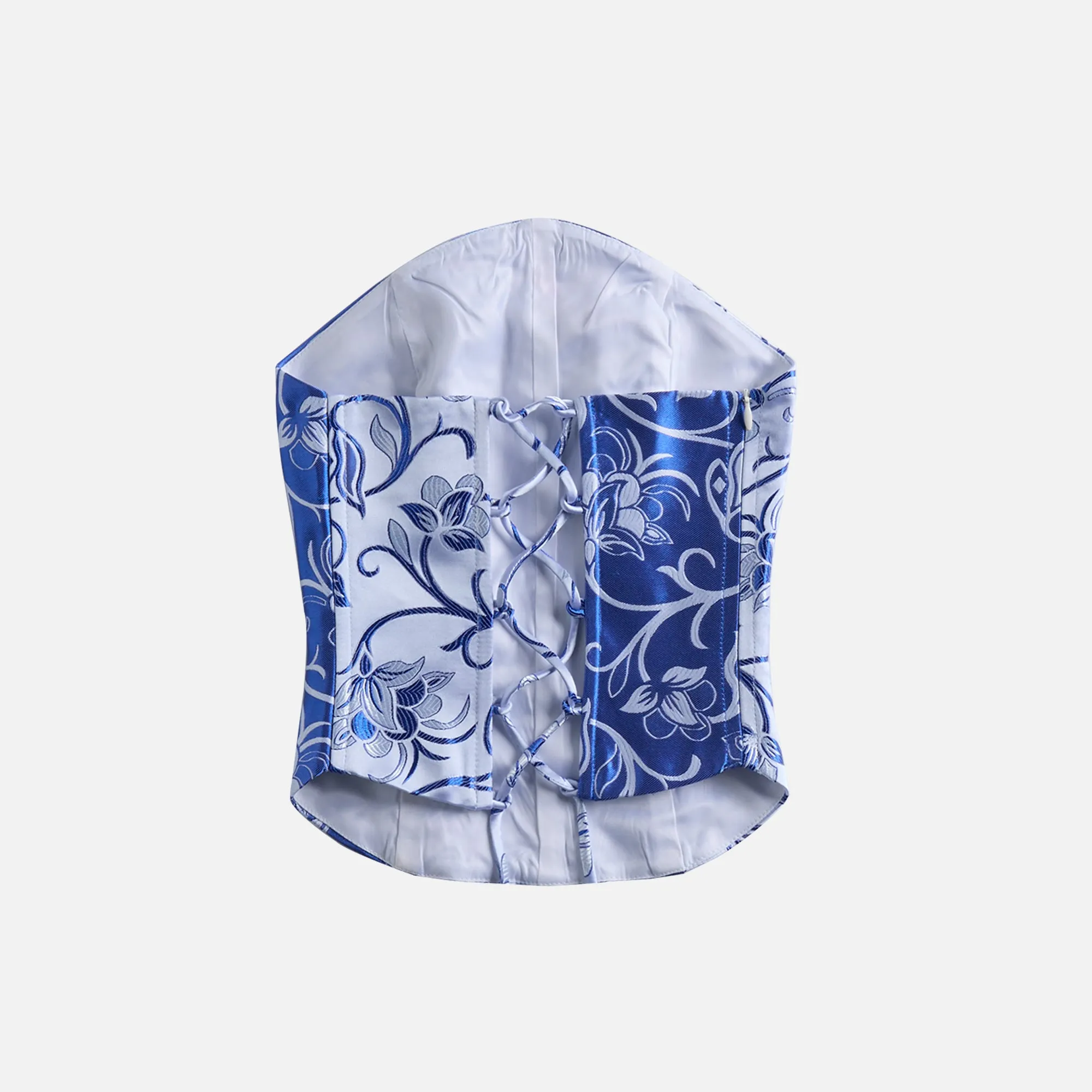 Kim Shui Gabrielle Contrast Corset - Blue sold by Kith product image thumbnail 2