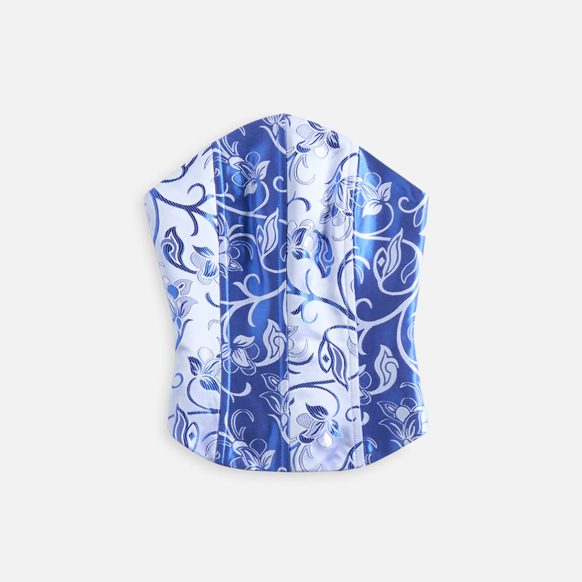 Kim Shui Gabrielle Contrast Corset - Blue sold by Kith