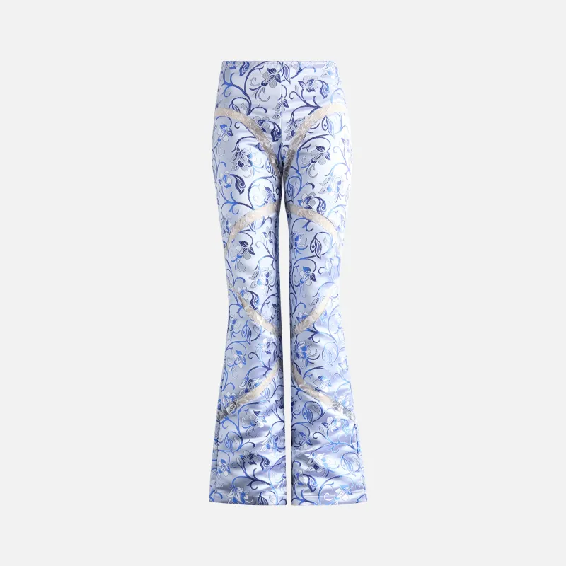 Kim Shui Daniela Pant - White / Blue sold by Kith