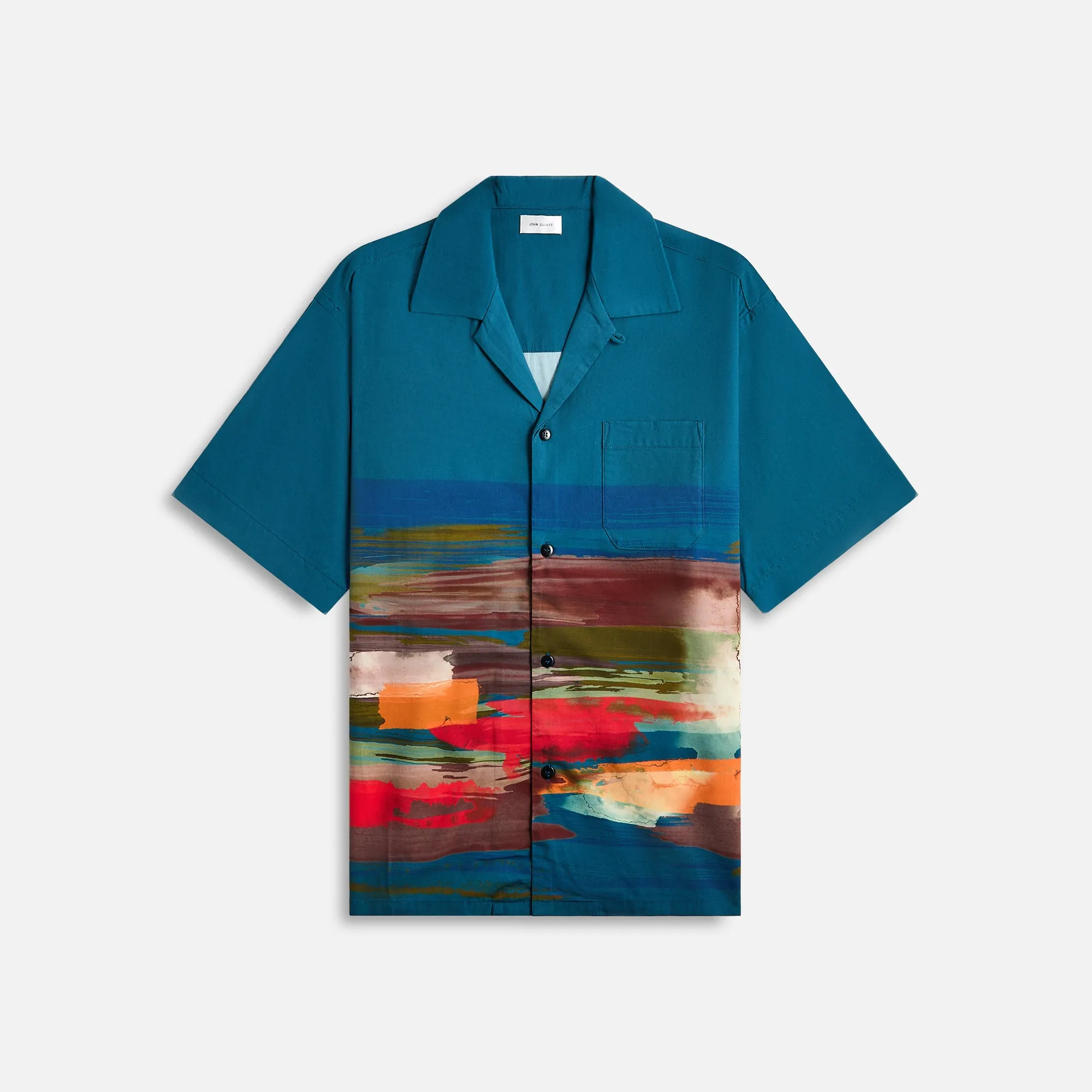 John Elliott Camp Shirt - Brushstrokes sold by Kith