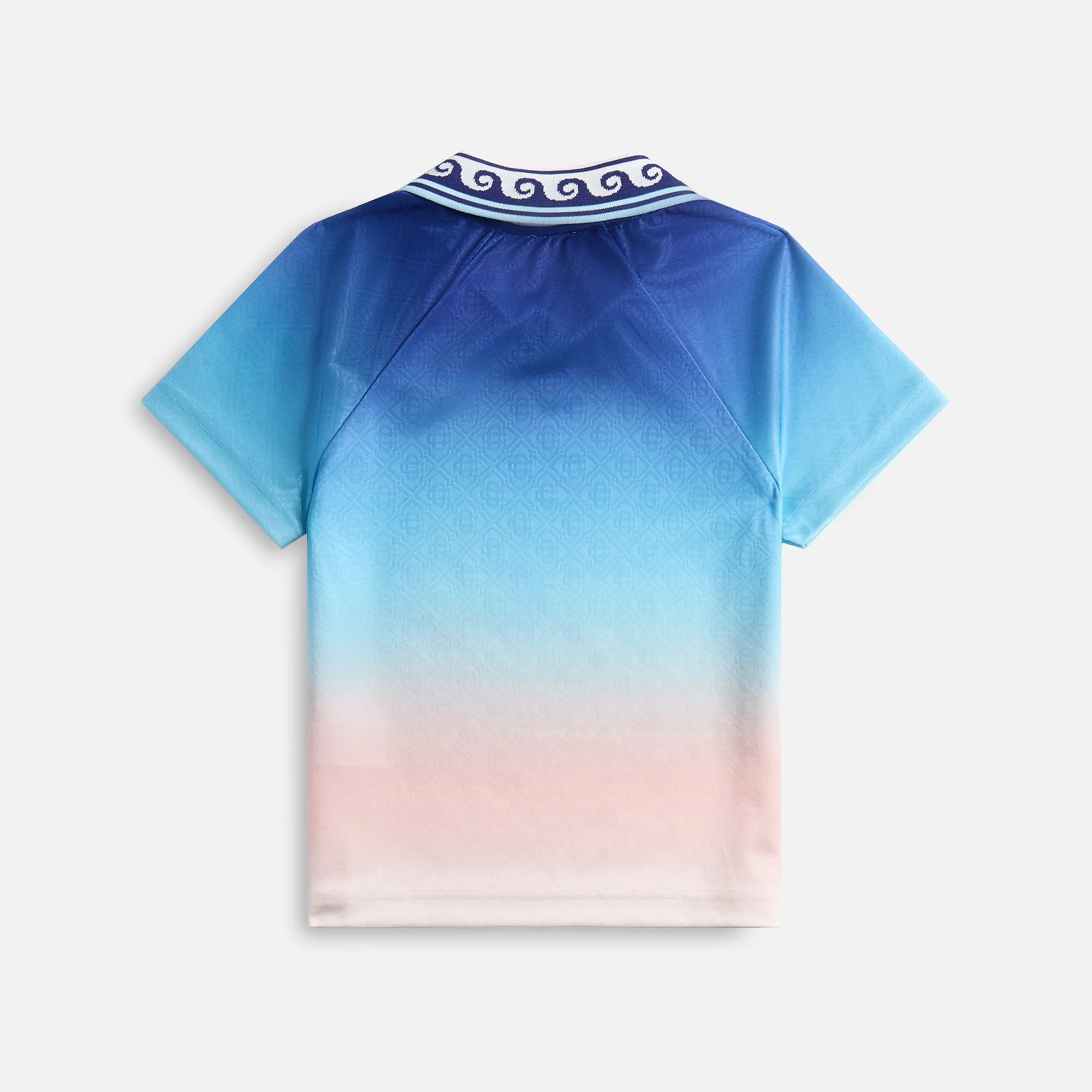 Casablanca Short Sleeve Football Shirt - Blue Gradient sold by Kith product image thumbnail 2