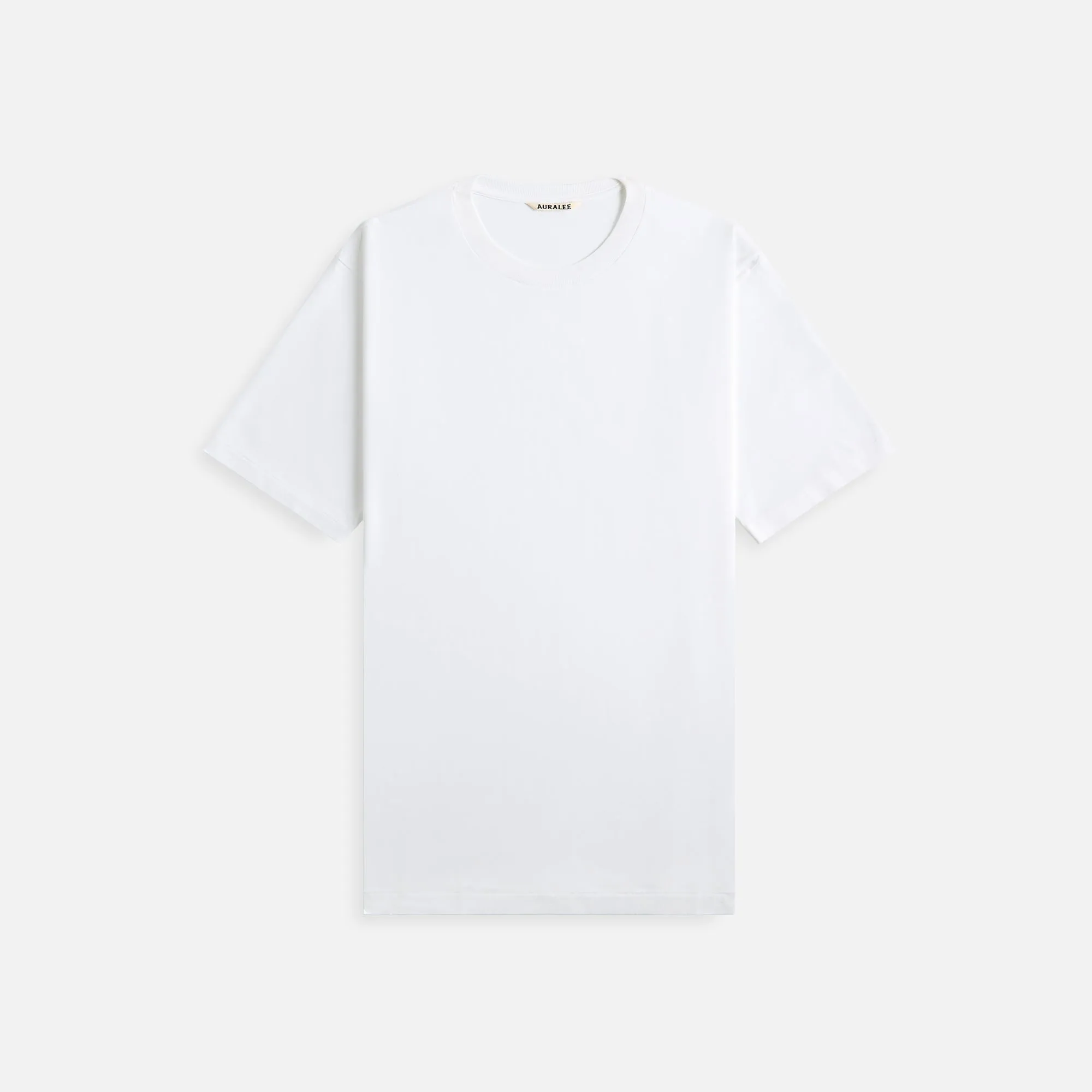 Auralee Luster Plaiting Tee - White sold by Kith