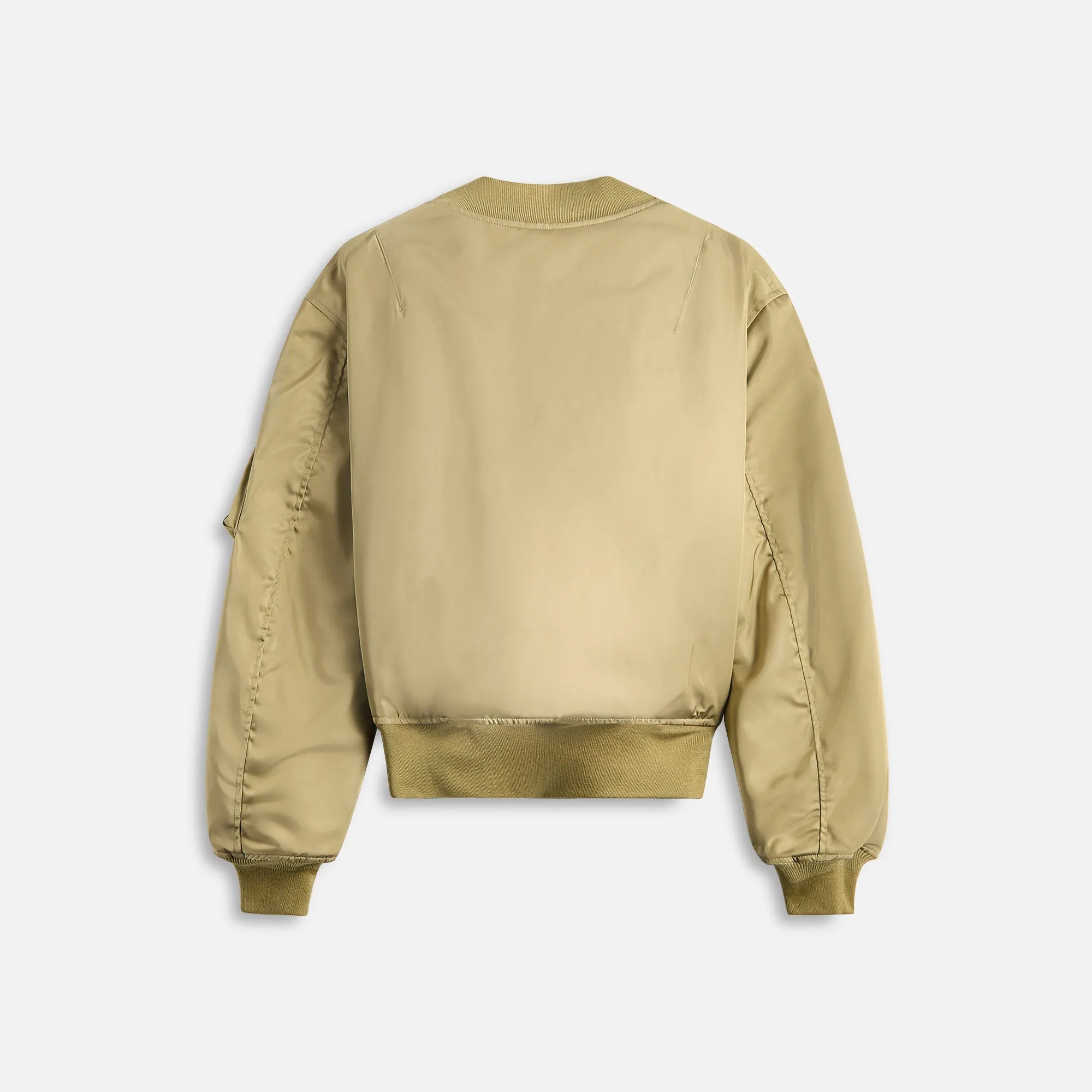 Auralee High Density Silk Twill Flight Blouson - Khaki Beige sold by Kith product image thumbnail 2