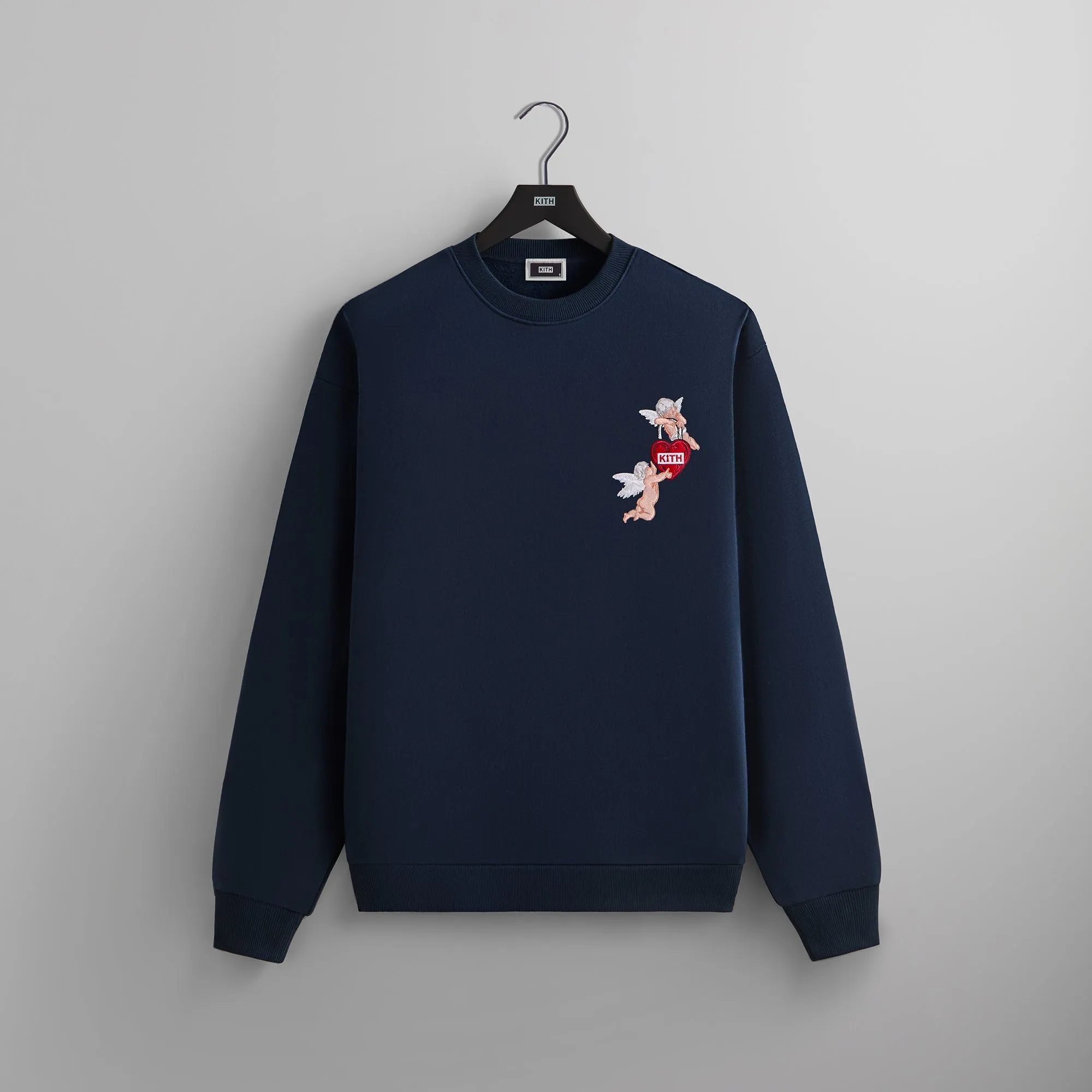 Kith Cupid Love Lock Nelson Crewneck - Nocturnal sold by Kith