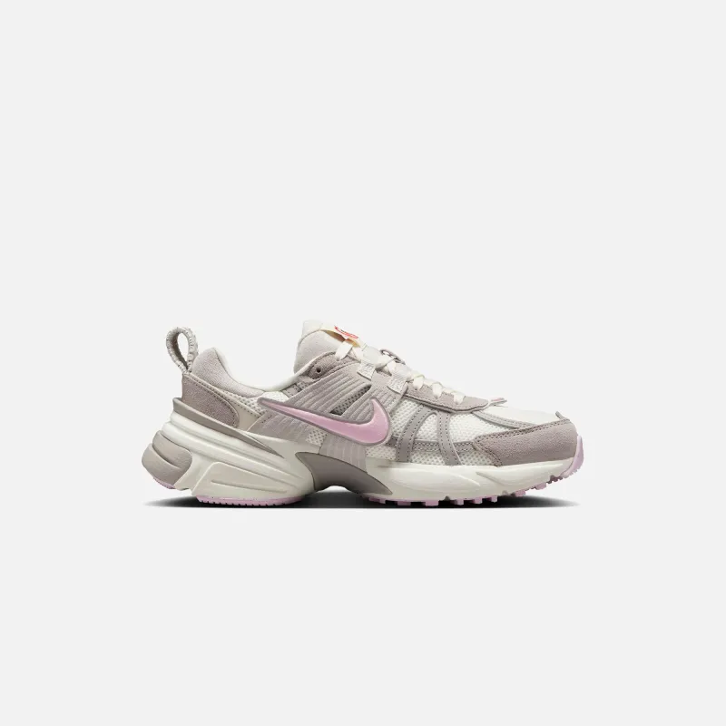 Nike WMNS V2K Run - Sail / Pink Foam / College Grey sold by Kith