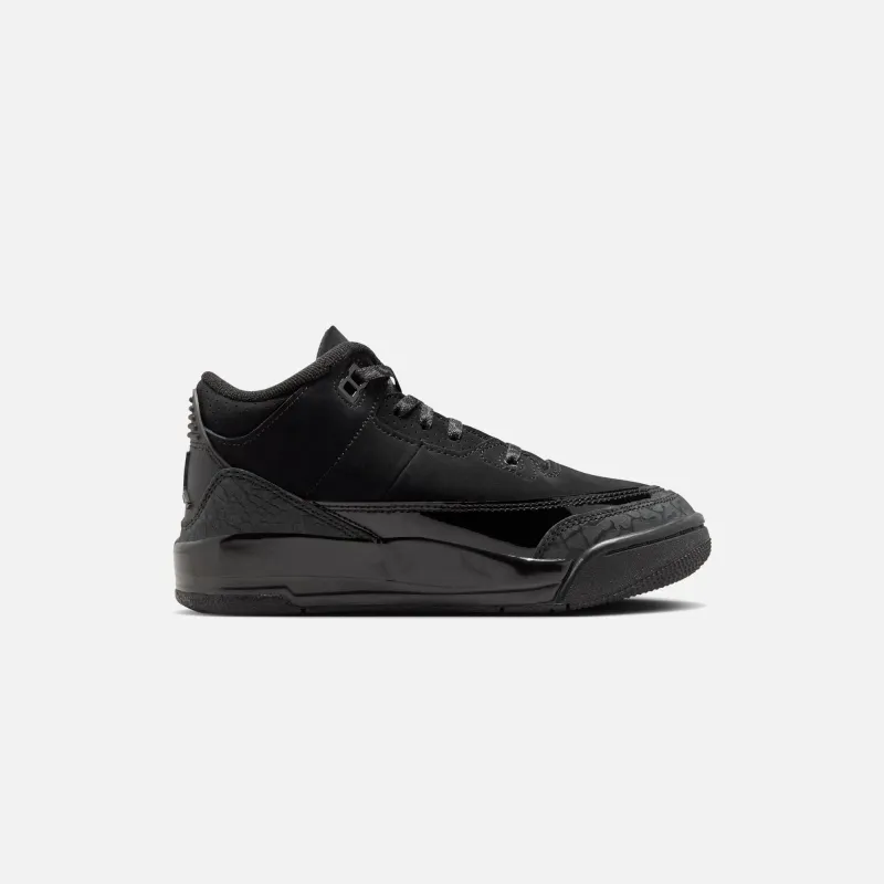 Jordan PS Air Jordan 3 Retro - Black / Dark Charcoal / Black sold by Kith