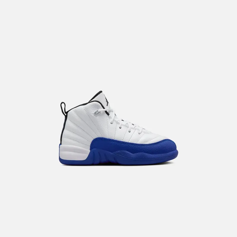 Jordan PS Air Jordan 12 - White / Black / Game Royal sold by Kith