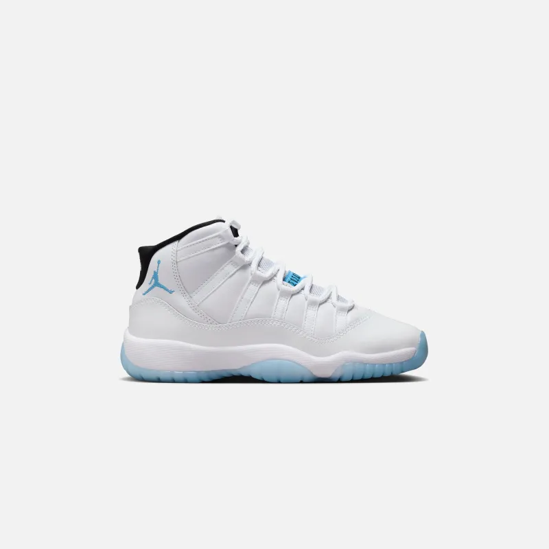 Jordan GS Air Jordan 11 Retro - White / Legend Blue / Black sold by Kith