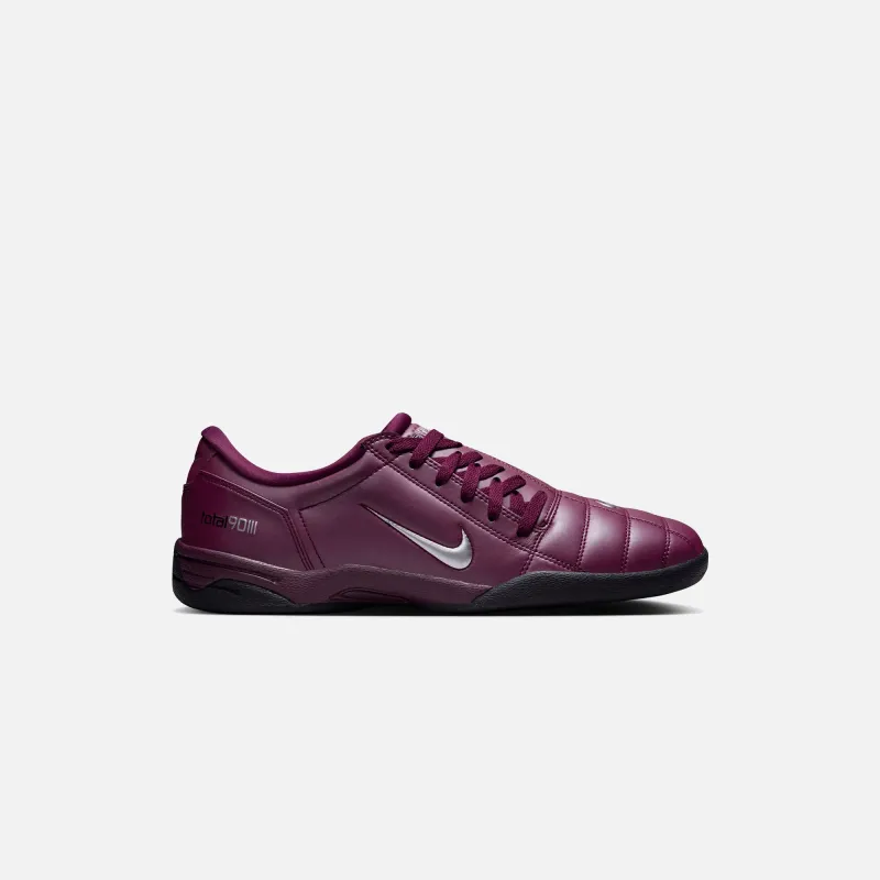 Nike Total 90 III - Bordeaux / Metallic Silver / Black sold by Kith