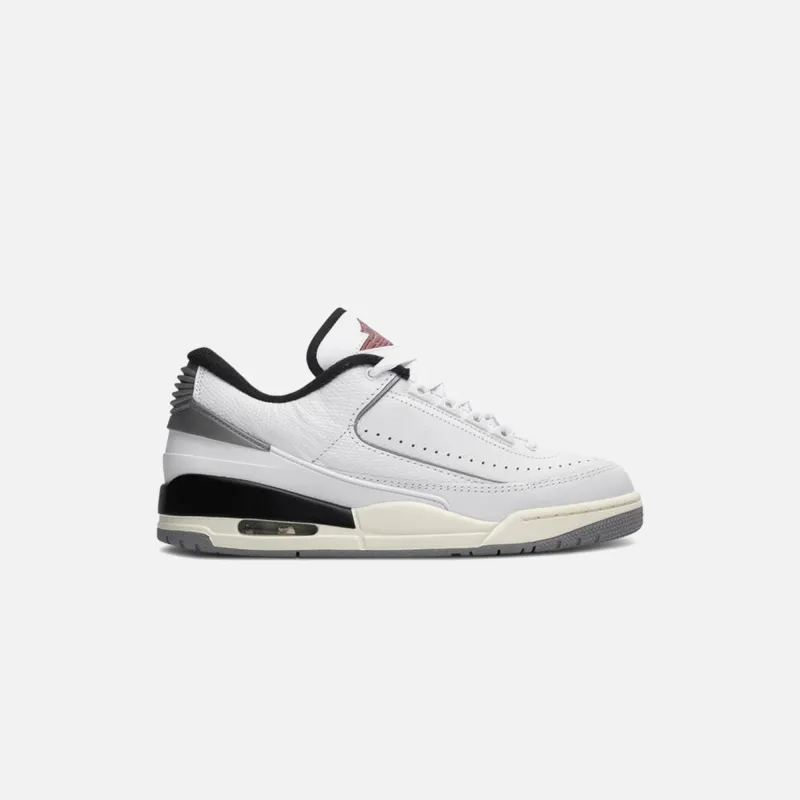 Jordan 2/3 - White / Fire Red / Cement Grey / Sail / Black sold by Kith