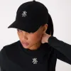 Kith Women Crest Embroidered Nylon Classic Cap - Black sold by Kith