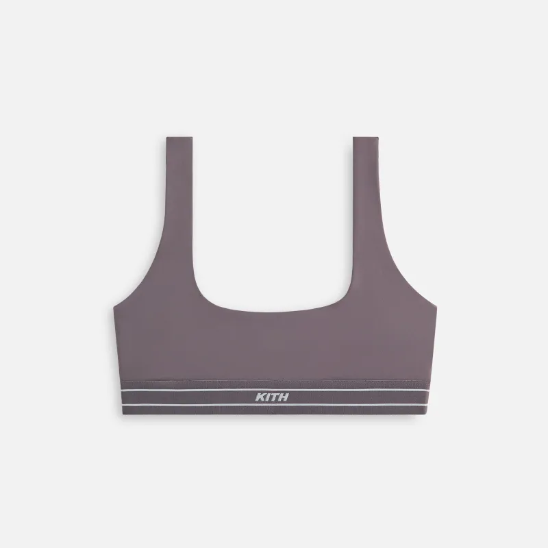 Kith Women Elle U-Neck Active Bra - Thunder sold by Kith