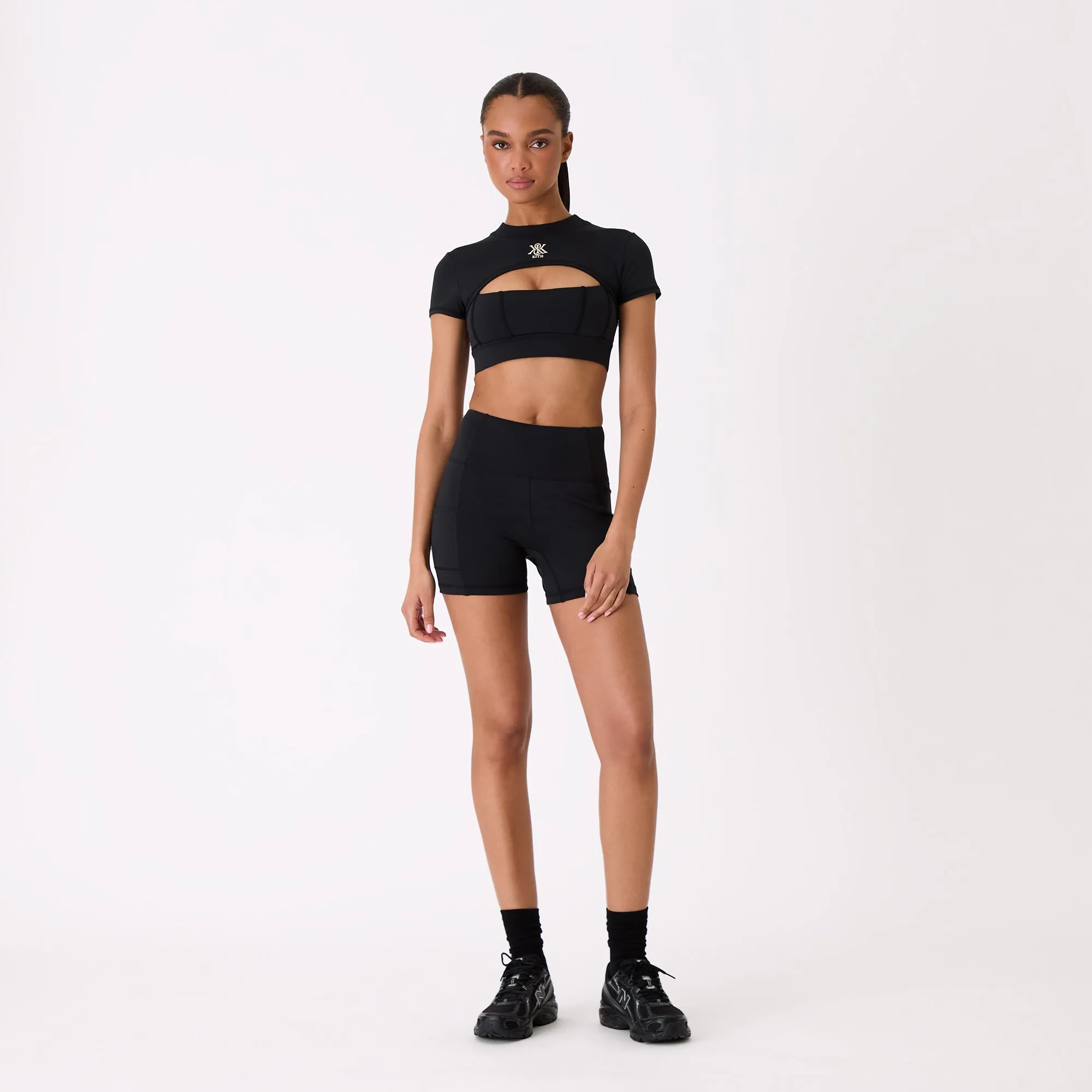 Kith Women Kit Active Bra Top - Black sold by Kith product image thumbnail 4