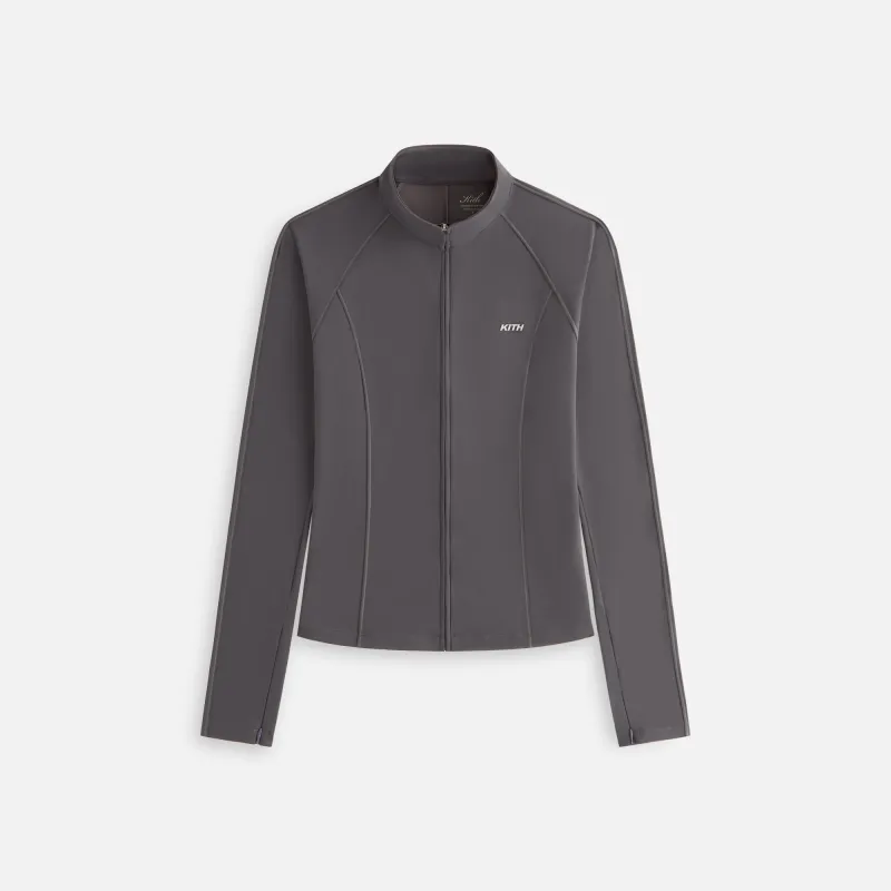 Kith Women Alida Active Zip Top - Gotham sold by Kith