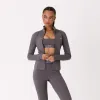 Kith Women Alida Active Zip Top - Thunder sold by Kith