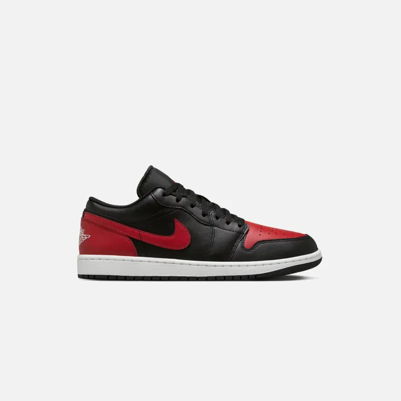 Jordan Air Jordan 1 Low - Black / Varsity Red / Summit White sold by Kith