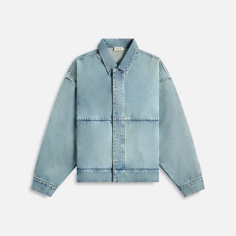Fear of God Denim Trucker Jacket - Indigo 2 sold by Kith