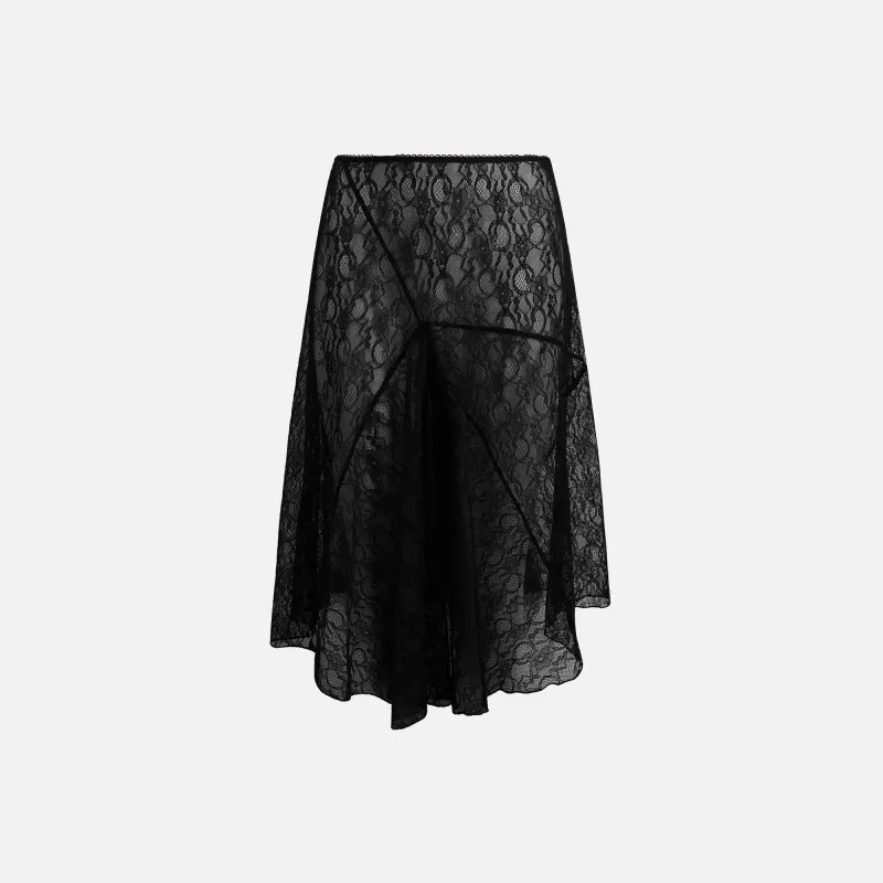 Miaou Mila Skirt - Black Lace sold by Kith